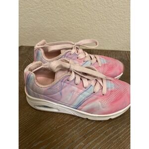 Skechers Girls Uno Gen1 Marble Sweetheart Sneaker Size 13 Pink Purple Shoes